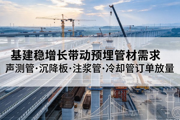 涵江基建稳增长带动预埋监测管材需求，声测管、沉降板、注浆管订单持续放量