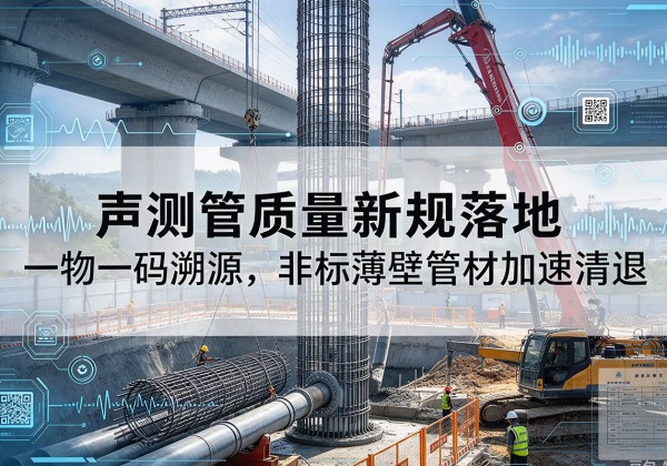 涵江声测管质量新规落地，一物一码溯源，非标薄壁管材加速清退