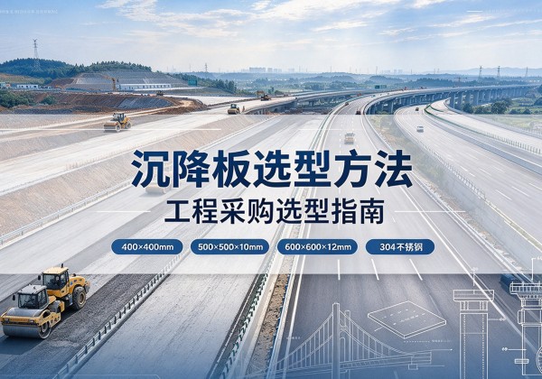 涵江沉降板选择方法